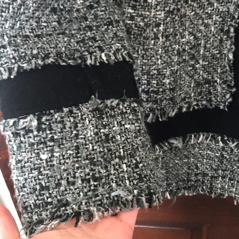 Black Rivet Heathered Coat - Picture 4 of 11